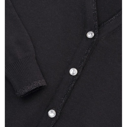 Кофта дитяча Breeze в'язана на гудзиками (V-1306-122G-black)