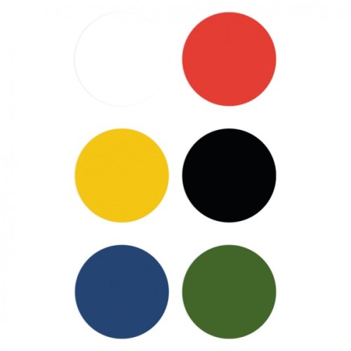 Гуашеві фарби Yes Orange Line 6 кольорів по 20 мл (230430)