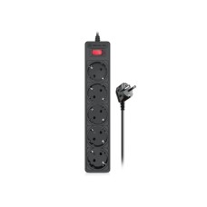 Мережевий фільтр живлення REAL-EL RS-Protect 505, 1.8m, black (EL122300044)