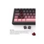 Клавіатура Ajazz MK87 Pitaya RGB Wireless/Bluetooth/USB UA Black/Pink (MK87-P-S-P)