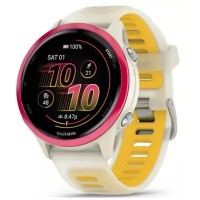 Смарт-годинник Garmin Forerunner 570 - 42MM, Bone/Raspberry/Mango, GPS (010-02970-02)