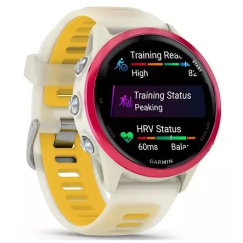 Смарт-годинник Garmin Forerunner 570 - 42MM, Bone/Raspberry/Mango, GPS (010-02970-02)