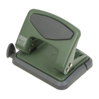 Діркопробивач Buromax металевий MORANDI STYLE, до 25 аркушів, 115 х 96 х 89 мм, зелений (BM.4042-04)