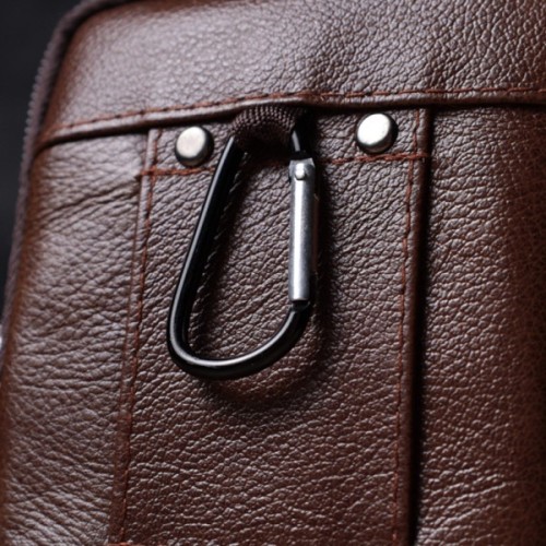 Сумка Vintage З натуральної шкіри Коричнева (22738)