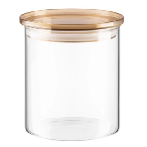 Банка Ardesto Fresh 700 мл, скло, пластик, прозорий (AR1307SFM)