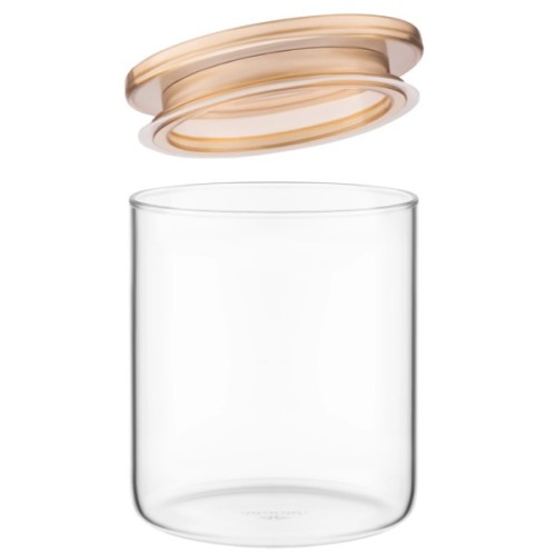 Банка Ardesto Fresh 700 мл, скло, пластик, прозорий (AR1307SFM)