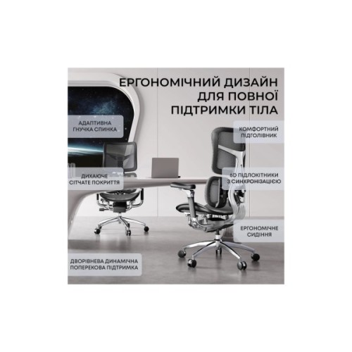 Офісне крісло Sihoo DORO S300 Mesh Dark Grey (S300-M201)