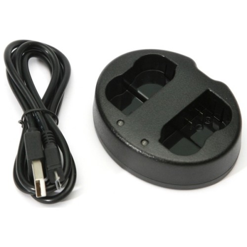 Зарядний пристрій для фото PowerPlant Canon Dual NB-12L (DV00DV3404)