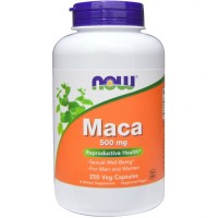 Трави Now Foods Перуанська Мака, Maca, 500 мг, 250 вегетаріанських капсул (NOW-04762)