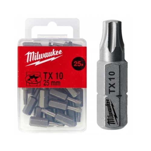 Набір біт Milwaukee SHOCKWAVE, TX10, 25мм, 25шт (4932399594)
