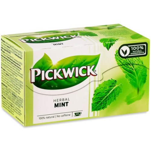 Чай Pickwick зелений з м'ятою 20х2 г (8711000585191)