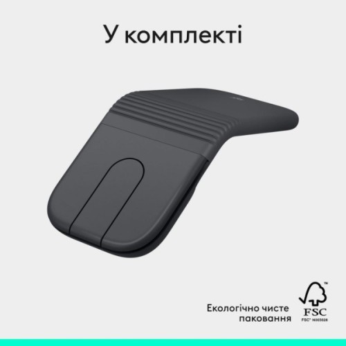 Мишка Logitech Mobi Fold Bluetooth Graphite (910-007604)