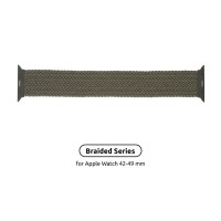 Ремінець до смарт-годинника Armorstandart Braided Solo Loop для Apple Watch 49/46/45/44/42 (Series 1-3) Inverness Green Size 10 (172 mm) (ARM58077)