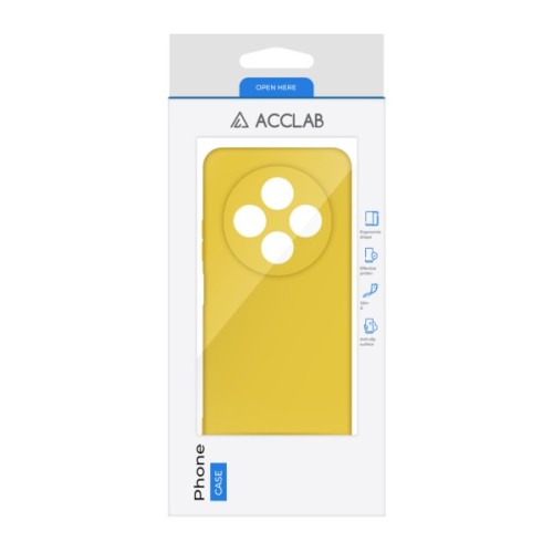 Чохол до мобільного телефона ACCLAB Silicone Xiaomi Redmi 14C 4G Yellow (1283126617034)