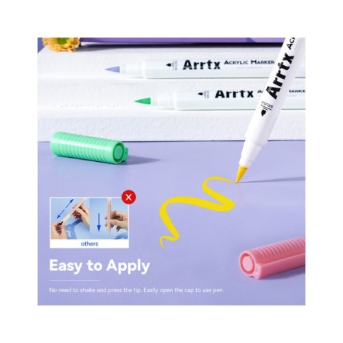Художній маркер Arrtx акрилові AACM-0530A, 30 кольорів (LC303144)