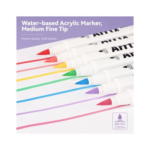 Художній маркер Arrtx акрилові AACM-0530A, 30 кольорів (LC303144)