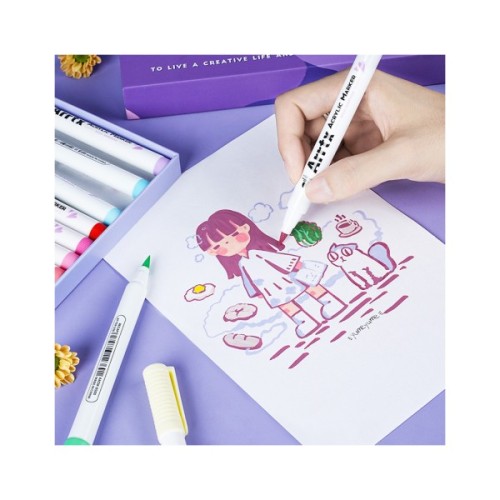 Художній маркер Arrtx акрилові AACM-0530A, 30 кольорів (LC303144)