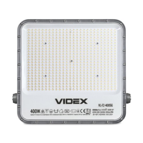 Прожектор Videx LED  PREMIUM F2 400W 5000K 220V (VL-F2-4005G)