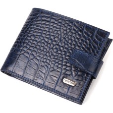 Портмоне Canpellini З натуральної шкіри Синє (21883)