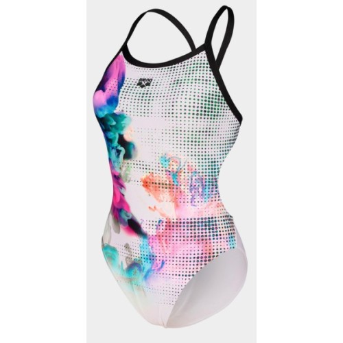 Купальник Arena Airbrush Swimsuit Challenge Ba 007912-510 білий, чорний, мультикольор 42 (3468337391494)