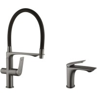 Змішувач Kroner Graz-GRP03815 + змішувач Graz-GRP010 (CVS30147)