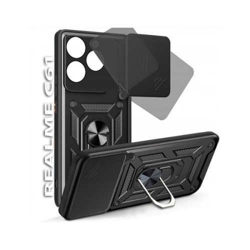 Чохол до мобільного телефона BeCover Military Realme C61 Black (712177)