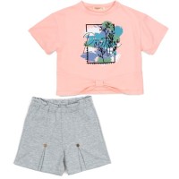 Набір дитячого одягу Breeze із шортами (19321-152G-peach)