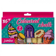 Крейда Yes кольорова Sweet Cream 9 шт JUMBO (400504)