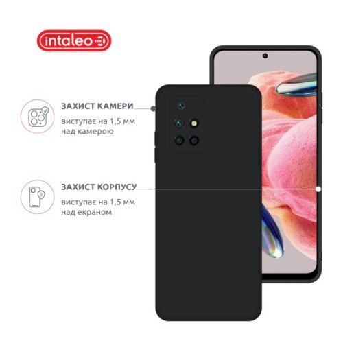 Чохол до мобільного телефона Intaleo Silicone Xiaomi Redmi 10 2022 Black (1283126600548)