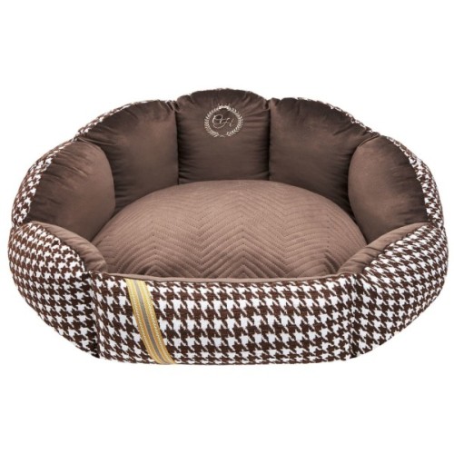 Лежак для тварин Chloe's Home Positano М коричневий (CLH4531)