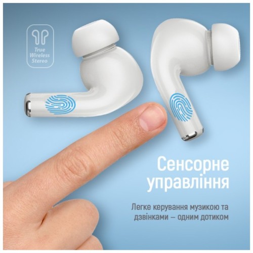 Навушники ColorWay Slim TWS-5 Earbuds White (CW-TWS5WT)