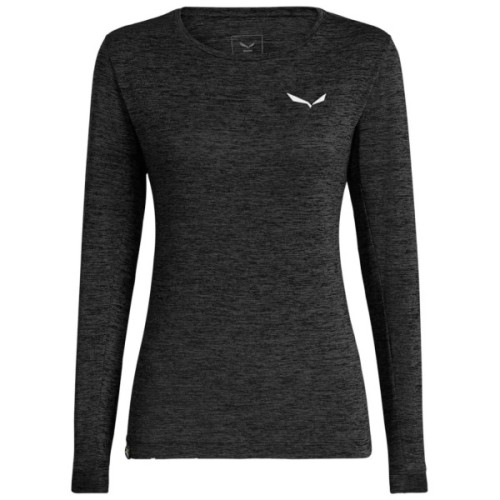 Лонгслів Salewa Puez Melange Dry L/S Tee Wmn 27454 0911 - 48/42 - чорний (013.012.1493)