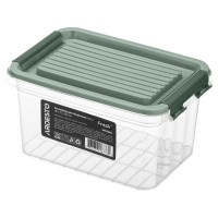 Харчовий контейнер Ardesto Fresh 1.2л, пластик, прямокутна, зелений (AR1304G)