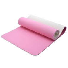 Килимок для фітнесу Ecofit MD9012 двошаровий TPE 183 х 61 х 0,8 см Рожевий/світло-рожевий (К00026948)