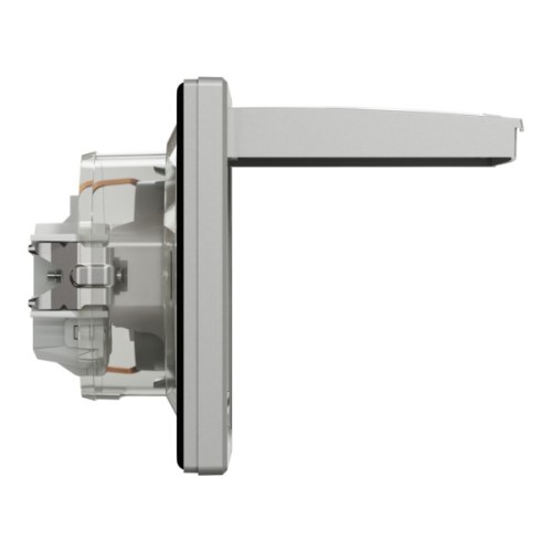 Розетка Schneider Electric ASFORA з кришкою IP44, алюміній (EPH3100361)