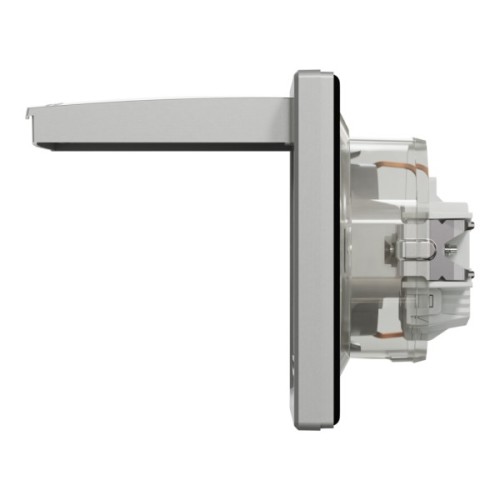 Розетка Schneider Electric ASFORA з кришкою IP44, алюміній (EPH3100361)