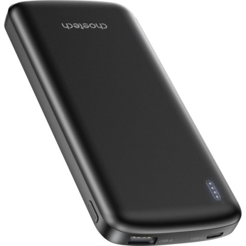 Батарея універсальна Choetech 10000mAh, 12W, USB-A, USB-C, Black (B850-ACBK)