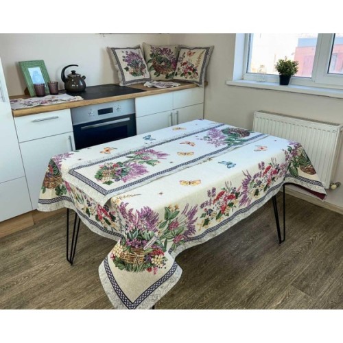 Доріжка на стіл Прованс Лавандове поле 35х100 (026024)
