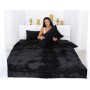Постільна білизна MirSon Велюр Winter Frost 28-0007 Black Velvet Євро (2200004000466)