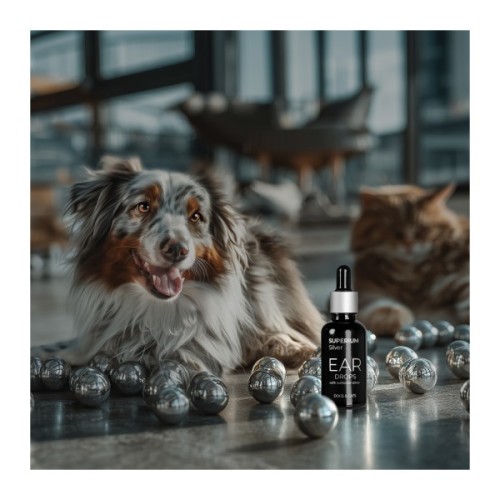Краплі для тварин Superium Сільвер вушні з колоїдним сріблом для котів та собак 30 мл (9105)