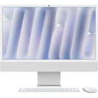 Комп'ютер Apple 24" iMac Retina 4.5K / Apple M4 (10-c/CPU, 10-c/GPU), 16, 256, Silver (MWUU3UA/A)