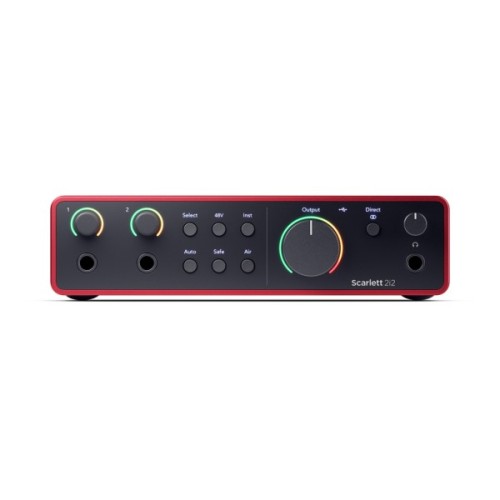 Аудіоінтерфейс Focusrite Комплект для звукозапису: аудіоінтерфейс Scarlett 2i2, мікрофон CM25 MkIII, навушники SH-450 (234620)