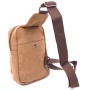 Сумка Vintage Чоловіча через плече текстильна Коричнева (21230)