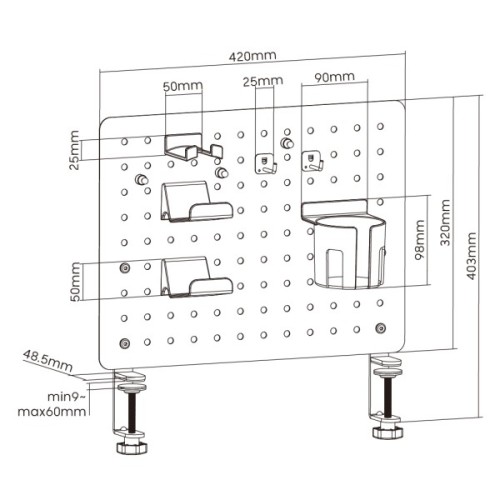 Органайзер для столу OfficePro DO780B