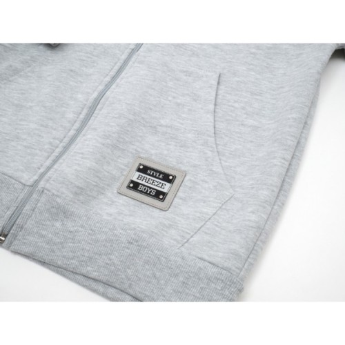 Кофта дитяча Breeze на флісі (22206-164B-gray)