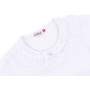Футболка дитяча Matilda з коротким рукавом і мереживною оборкою (7134-164G-white)