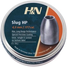 Пульки H&N Slug HP 4,5 мм, 0,65 г, 400 шт/уп (96345101001)