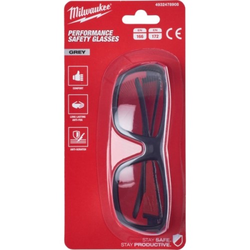 Захисні окуляри Milwaukee Performance, сірі (4932478908)