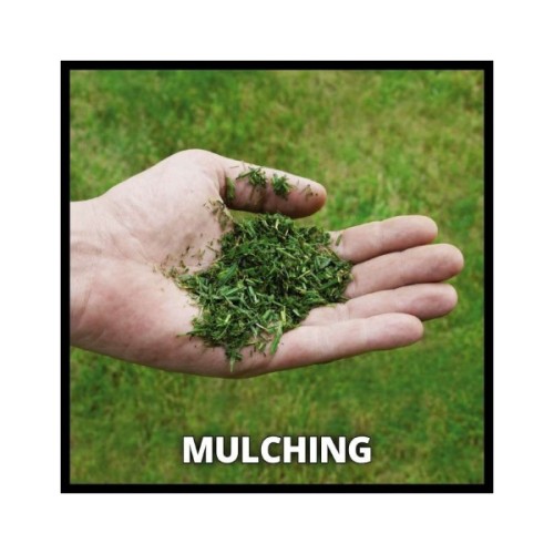 Газонокосарка Einhell GE-CM 36/48 Li M - Solo, 36В, PXC, 48 см, мульчування (без АКБ і ЗП) (3413054)