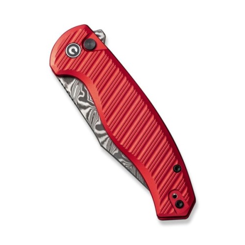 Ніж Civivi Stormhowl Damascus Red Aluminum (C23040B-DS1)